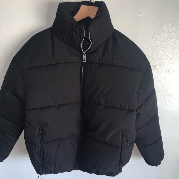 STAND UP COLLAR PUFFER JACKET -MEN - Picture 3 of 5